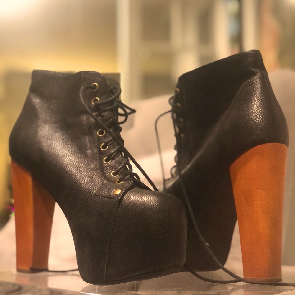 ORIGINAL Jeffrey Campbell Lita Platform Shoes!!  Maybe worn 1 time!!